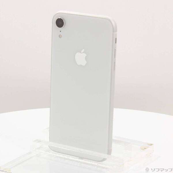 【中古】Apple(アップル) iPhoneXR 64GB ホワイト MT032J／A SIMフリー 【344-ud】