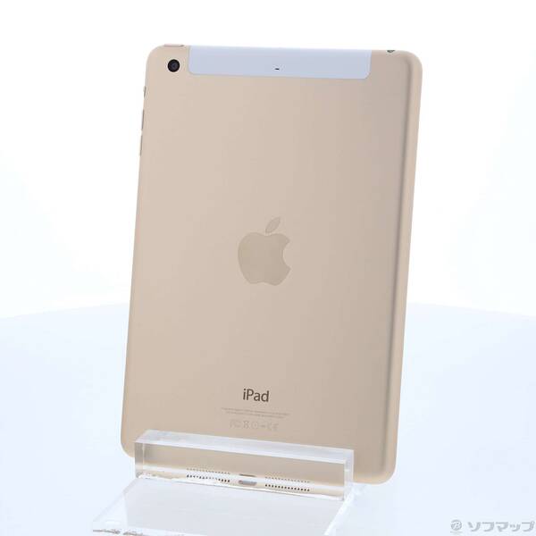 【中古】Apple(アップル) iPad mini 3 16GB ゴールド MGYR2J／A docomo 【352-ud】