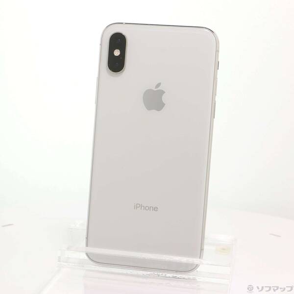 【中古】Apple(アップル) iPhoneXS 256GB シルバー MTE12J／A SIMフリー 【344-ud】