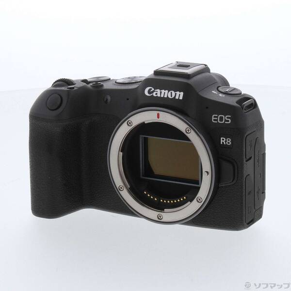 【中古】Canon(キヤノン) EOS R8 ブラック ボディ 【198-ud】