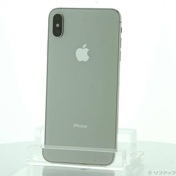 【中古】Apple(アップル) iPhoneXS Max 64GB シルバー MT6R2J／A SIMフリー 【258-ud】