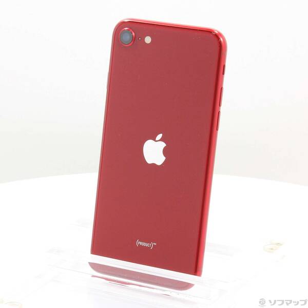 【中古】Apple(アップル) iPhone SE 第3世代 64GB プロダクトレッド MMYE3J／A SIMフリー 【344-ud】