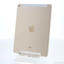 【中古】Apple(アップル) iPad Air 2 64GB ゴールド MH172J／A au 【258-ud】