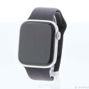 【中古】Apple(アップル) Apple Watch Series 8 GPS + Cellular 45mm シルバーステンレススチールケース エルダーベリースポーツバンド..