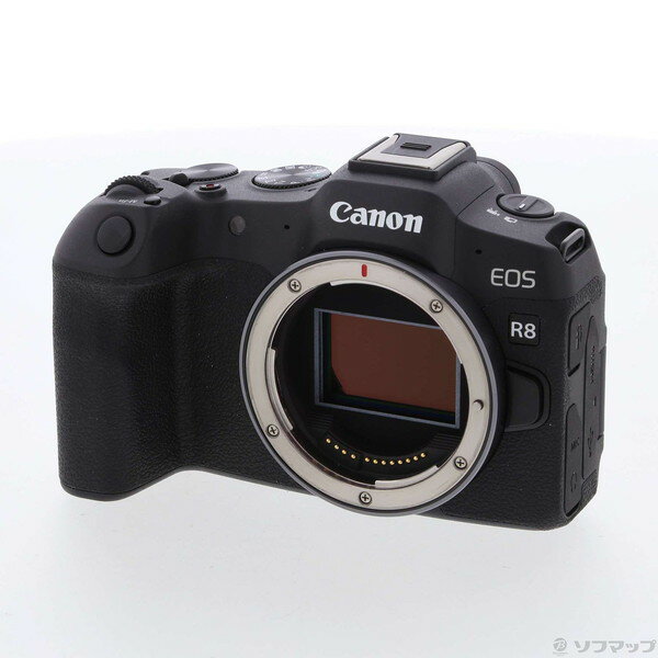 【中古】Canon(キヤノン) EOS R8 ブラック ボディ 【349-ud】