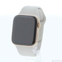 【中古】Apple(アップル) Apple Watch Series 5 GPS + Cellular 44mm ゴールドステンレススチールケース ストーンスポ...