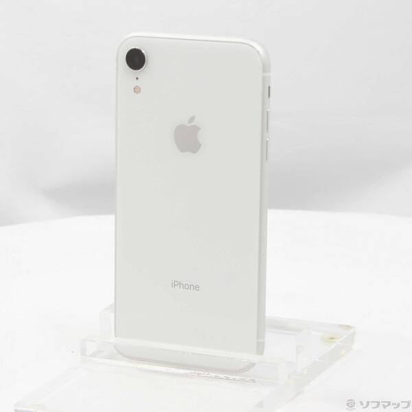 【中古】Apple(アップル) iPhoneXR 128GB ホワイト MT0J2J／A SIMフリー 【252-ud】