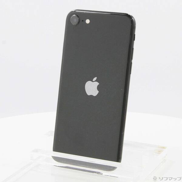 【中古】Apple(アップル) iPhone SE 第2世代 128GB ブラック MXD02J／A SIMフリー 【262-ud】