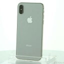 【中古】Apple(アップル) iPhoneX 64GB シルバー MQAY2J／A SIMフリー 【297-ud】