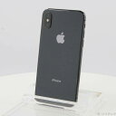 【中古】Apple(アップル) iPhoneXS 64GB スペースグレイ MTAW2J／A SIMフリー 【252-ud】