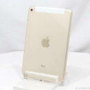 【中古】Apple(アップル) iPad mini 4 64GB ゴールド MK9J2J／A Wi-Fi 【252-ud】