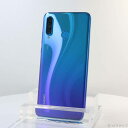 【中古】HUAWEI(ファーウェイ) HUAWEI P30 lite 64GB ピーコックブルー HWSEC1 Y!mobile 【352-ud】