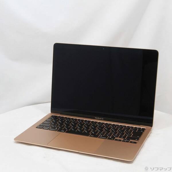 【中古】Apple(アップル) MacBook Air 13.3-inch Late 2020 MGNE3J／A Apple M1 8コアCPU_8コアGPU 8GB SSD512GB ゴールド 〔12.6 Monterey〕 【196-ud】