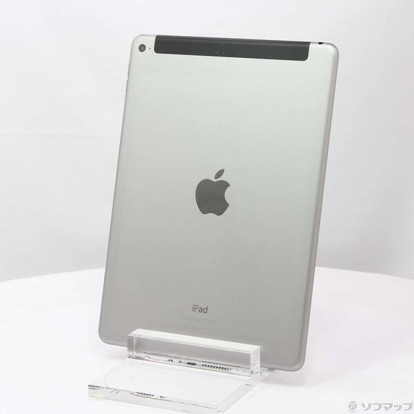 【中古】Apple(アップル) iPad Air 2 64GB スペースグレイ MGHX2J／A au 【258-ud】