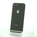 【中古】Apple(アップル) iPhone8 64GB スペースグレイ MQ782J／A SIMフリー 【295-ud】