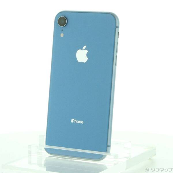 【中古】Apple(アップル) iPhoneXR 64GB ブルー MT0E2J／A SIMフリー 【297-ud】