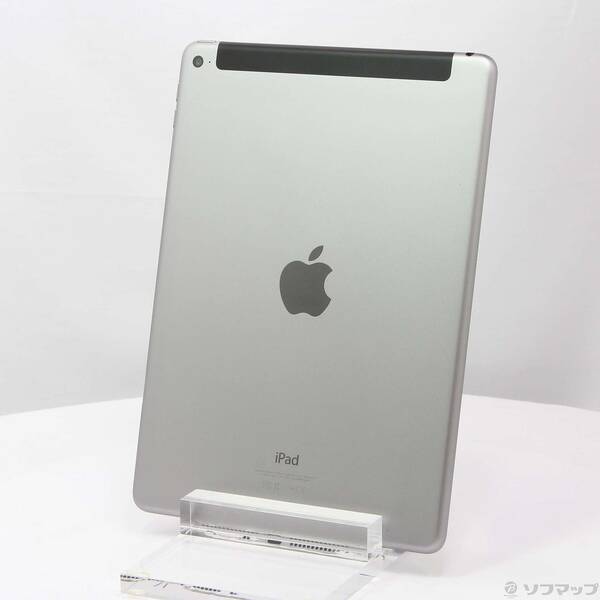 【中古】Apple(アップル) iPad Air 2 64GB スペースグレイ MGHX2J／A au 【276-ud】