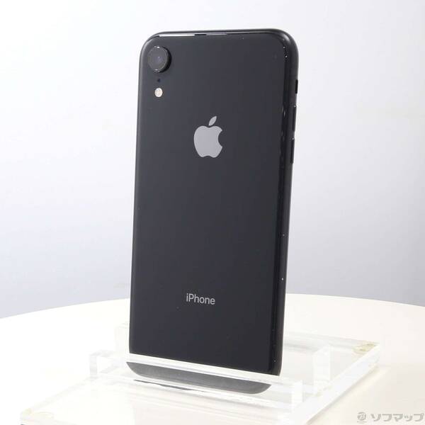 【中古】Apple(アップル) iPhoneXR 64GB ブラック MT002J／A SIMフリー 【262-ud】