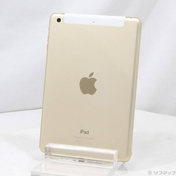 【中古】Apple(アップル) iPad mini 3 16GB ゴールド MGYR2J／A au 【371-ud】