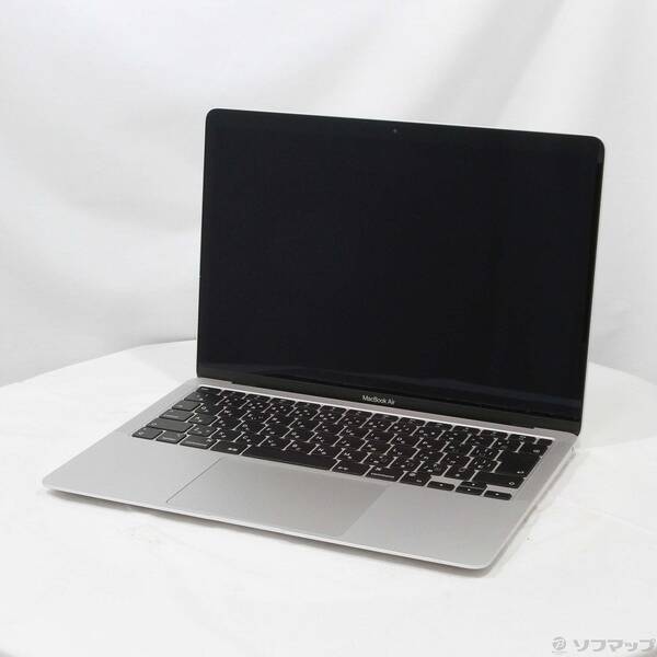 【中古】Apple(アップル) MacBook Air 13.3-inch Late 2020 MGN93J／A Apple M1 8コアCPU_7コアGPU 8GB SSD256GB シルバー 〔12.6 Monterey〕 【377-ud】