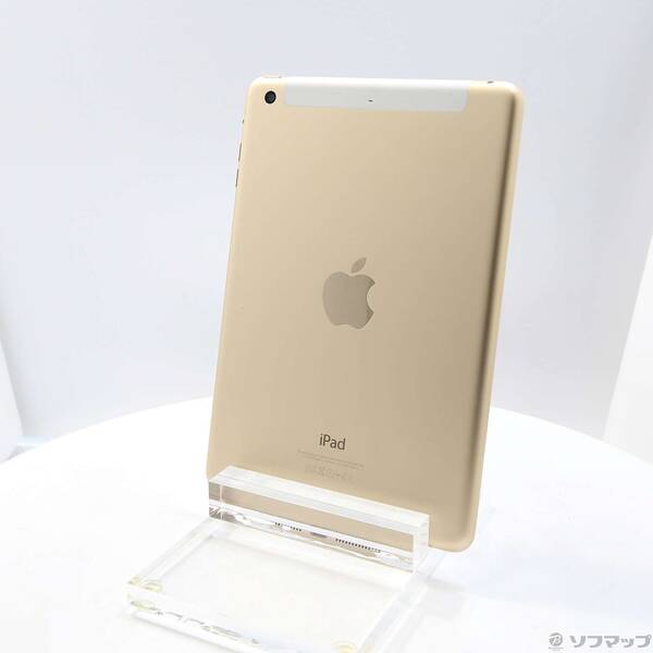【中古】Apple(アップル) iPad mini 3 16GB ゴールド MGYR2J／A SIMフリー 【377-ud】