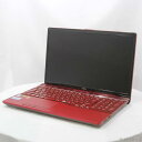 【中古】FUJITSU(富士通） LIFEBOOK AH53／C2 FMVA53C2R ガーネットレッド 〔Windows 10〕 【258-ud】