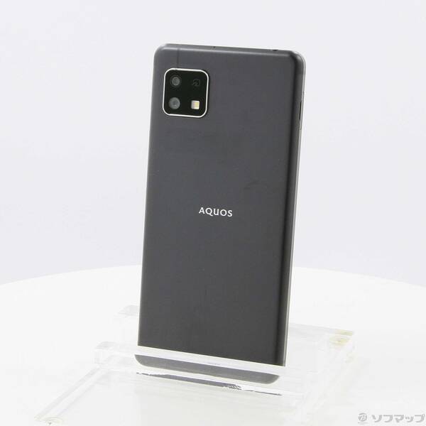 【中古】SHARP(シャープ) AQUOS sense4 basic 64GB ブラック A003SH Y!mobile 【258-ud】