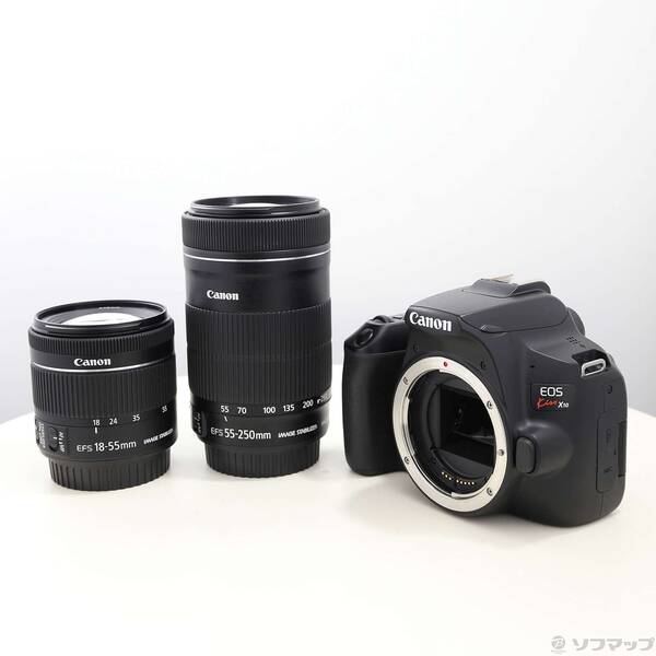 【中古】Canon(キヤノン) EOS Kiss X10 ダブルズームキット ブラック 【262-ud】