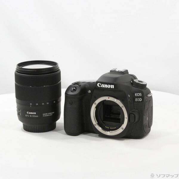 【中古】Canon(キヤノン) EOS 80D EF-S18-135 IS USM レンズキット 【348-ud】