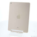 【中古】Apple(アップル) iPad 第5世代 32GB ゴールド MPGT2J／A Wi-Fi 【348-ud】