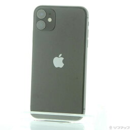 【中古】Apple(アップル) iPhone11 128GB ブラック MWM02J／A SoftBank 【349-ud】