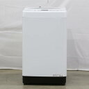 【中古】Hisense(ハイセンス) 〔展示品〕 全自動洗濯機 HW-DG80BK1 ［洗濯8.0kg ／簡易乾燥(送風機能) ／上開き］ 【258-ud】