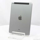 【中古】Apple(アップル) iPad Air 32GB スペースグレイ MD792JA／A au 【247-ud】