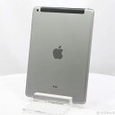 【中古】Apple(アップル) iPad Air 32GB スペースグレイ MD792JA／A au 【247-ud】