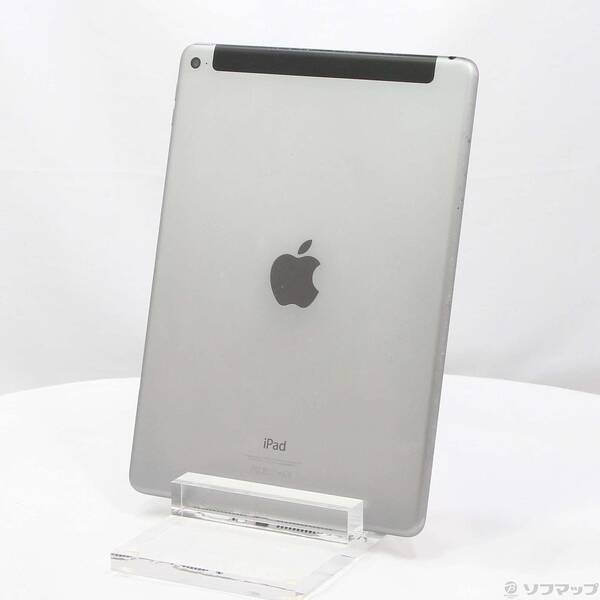 【中古】Apple(アップル) iPad Air 2 64GB スペースグレイ MGHX2J／A docomo 【262-ud】