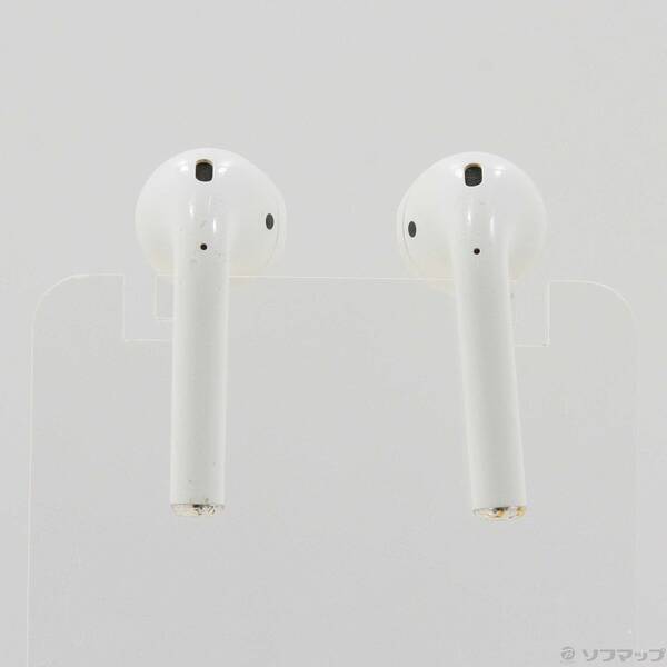 【中古】Apple(アップル) AirPods 第2世代 with Wireless Charging Case MRXJ2J／A 【262-ud】