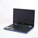 【中古】Acer(エイサー) 格安安心パソコン Aspire R11 R-131T-H14D／B スカイブルー 〔Windows 10〕 【262-ud】