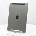 【中古】Apple(アップル) iPad 第8世代 32GB スペースグレイ MYMH2J／A SIMフリー 【348-ud】