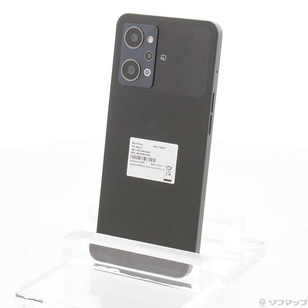 【中古】OPPO(オッポ) OPPO Reno9 A 128GB ナイトブラック A301OP Y!mobile 【262-ud】