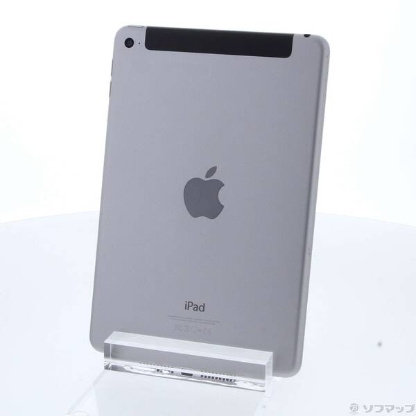 【中古】Apple(アップル) iPad mini 4 16GB スペースグレイ MK6Y2J／A docomoロック解除SIMフリー 【371-ud】