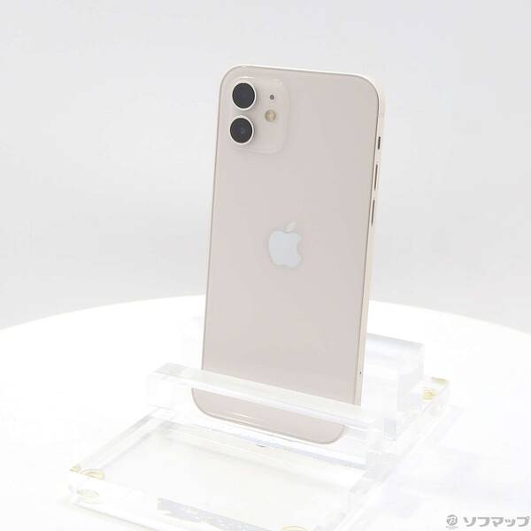 【中古】Apple(アップル) iPhone12 128GB ホワイト MGHV3J／A SIMフリー 【305-ud】