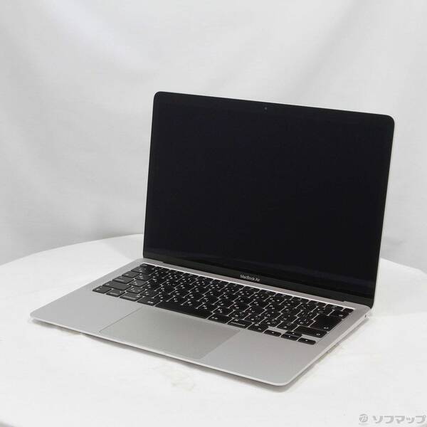 【中古】Apple(アップル) MacBook Air 13.3-inch Late 2020 MGN93J／A Apple M1 8コアCPU_7コアGPU 8GB SSD256GB シルバー 〔12.6 Mont..