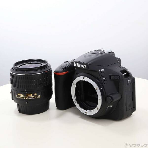 【中古】Nikon(ニコン) NIKON D5500 18-55 VRII レンズキット ブラック 【297-ud】