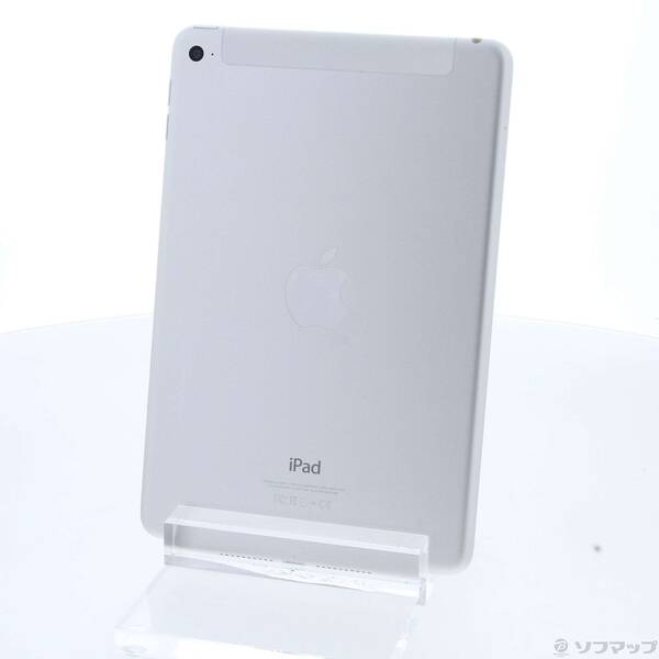 【中古】Apple(アップル) iPad mini 4 16GB シルバー MK702J／A SoftBank 【368-ud】