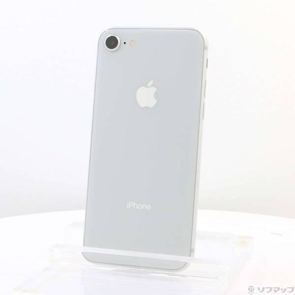 【中古】Apple(アップル) iPhone8 64GB シルバー MQ792J／A SIMフリー 【258-ud】