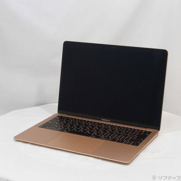 【中古】Apple(アップル) MacBook Air 13.3-inch Late 2018 MREE2J／A Core_i5 1.6GHz 8GB SSD128GB ゴールド 〔10.15 Catalina〕 【297-ud】