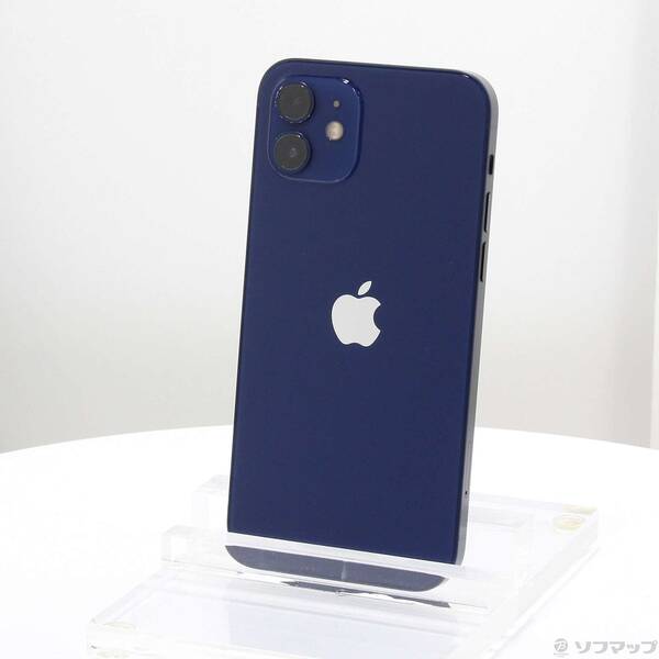 【中古】Apple(アップル) iPhone12 128GB ブルー MGHX3J／A SIMフリー 【252-ud】