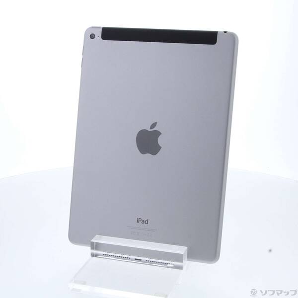 【中古】Apple(アップル) iPad Air 2 32GB スペースグレイ MNVP2J／A au 【352-ud】