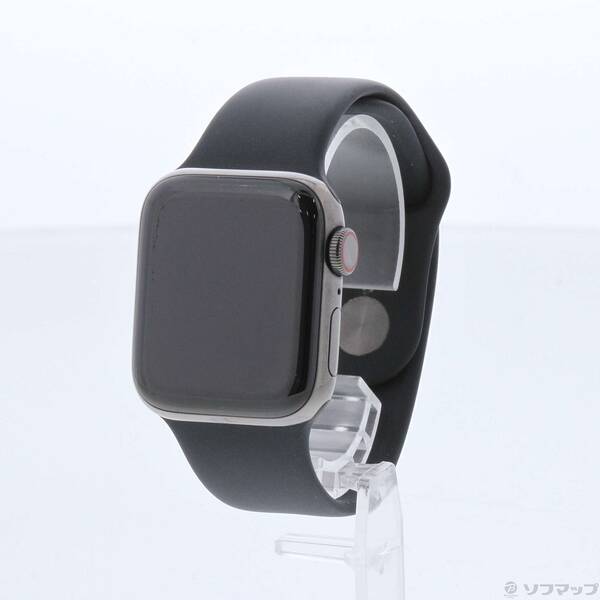 Apple(アップル) Apple Watch Series 6 GPS + Cellular 40mm グラファイトステンレススチールケース ブラックスポーツバンド 