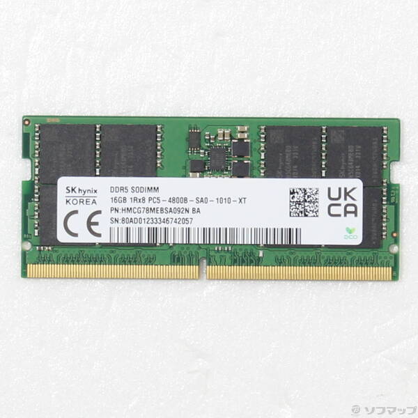 yÁz262P PC5-38400 DDR5-4800 16GB y344-udz